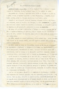 El intelectual extraordinario  [manuscrito] Emma Baudichon Berrios.