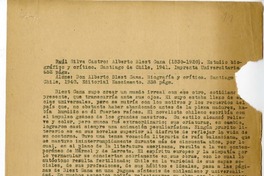 Crítica Literaria sobre dos estudios biográficos y críticos.  [manuscrito] Antonio Pages Larraya.