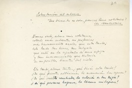 Exhortación al alma  [manuscrito] Juan Pérez-Creus.