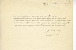 [Los poemas siguientes son para ti...]  [manuscrito] Jorge Teillier.