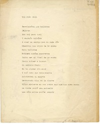 Tal para cual  [manuscrito] Jorge Teillier.