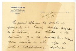 Presidentes del consejo  [manuscrito] Joaquín Edwards Bello.