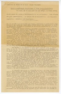 Don Carlos Dávila y la dictadura  [manuscrito] Joaquín Edwards Bello.