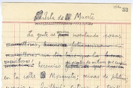 Isla de muerte  [manuscrito] Joaquín Edwards Bello.