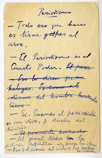 [Periodismo]  [manuscrito] Joaquín Edwards Bello.