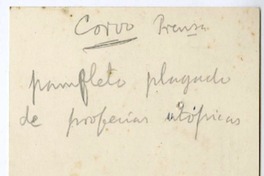 [Notas]  [manuscrito] Joaquín Edwards Bello.