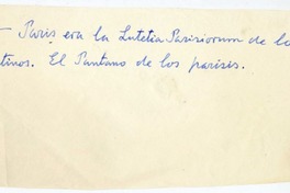 [El amor de Chile en París]  [manuscrito] Joaquín Edwards Bello.