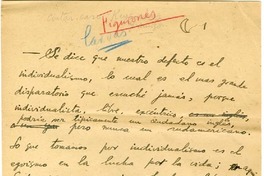 [Crónicas]  [manuscrito] Joaquín Edwards Bello.