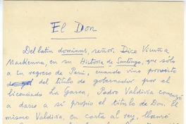 [Crónicas]  [manuscrito] Joaquín Edwards Bello.