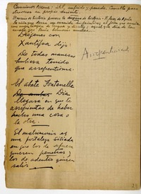 [Notas y artículos]  [manuscrito] Joaquín Edwards Bello.