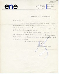 [Carta] 1980 mayo 12, Santiago, Chile [a] Oreste Plath  [manuscrito] Orlando Cabrera Leyva.