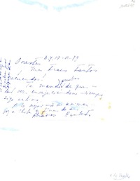 [Carta] 1981 junio 17, New York [a] Oreste Plath  [manuscrito] Humberto Díaz Casanueva.