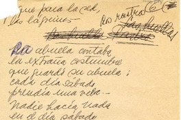 Los rastros  [manuscrito] Emma Jauch.