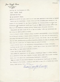 [Carta] 1981 diciembre 22, Mendoza, Argentina [a] Oreste Plath, Santiago de Chile  [manuscrito] Juan Lucero Draghi.