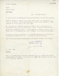 [Carta] 1981 junio 4, Talca, Chile [a] Oreste Plath, Santiago  [manuscrito] Matías Rafide.