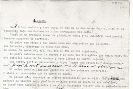 Altazur  [manuscrito] Vicente Huidobro.