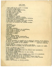 Aquí estoy  [manuscrito] Pablo Neruda.