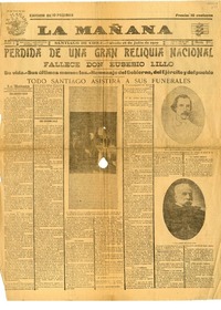 Pérdida de una gran reliquia nacional: fallece Don Eusebio Lillo  [artículo]
