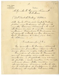 Algo sobre la Canción Nacional Chilena  [manuscrito] Juan Türke.