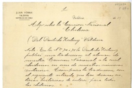 Algo sobre la Canción Nacional Chilena  [manuscrito] Juan Türke.