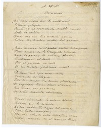 A Copiapó : recuerdos  [manuscrito] Eusebio Lillo.