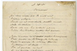 A Copiapó : recuerdos  [manuscrito] Eusebio Lillo.