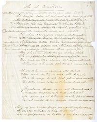 En el cementerio  [manuscrito] Eusebio Lillo.