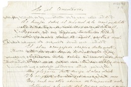 En el cementerio  [manuscrito] Eusebio Lillo.