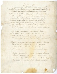 A mi pluma  [manuscrito] Eusebio Lillo.