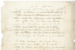 A mi pluma  [manuscrito] Eusebio Lillo.