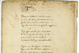 Opio  [manuscrito] Eusebio Lillo.