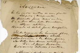 Ausencia  [manuscrito] Eusebio Lillo.