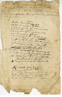 [Cuando llegaron a aquél pueblo]  [manuscrito] Eusebio Lillo.