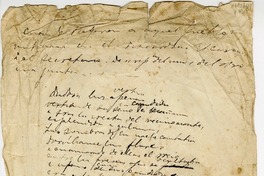 [Cuando llegaron a aquél pueblo]  [manuscrito] Eusebio Lillo.