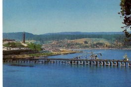 [Tarjeta postal] [1977] Lota, Chile [a] un amigo  [manuscrito] Jorge Teillier.