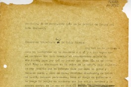 [Carta] 1980 enero 20, [Santiago, Chile] [al] Tripulante  [manuscrito] Jorge Teillier