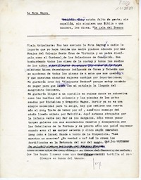 La Mota negra  [manuscrito] Jorge Teillier.