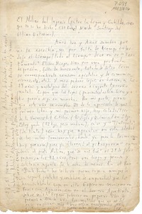 [Carta] [1980] La Ligua, Chile [a] un amigo  [manuscrito] Jorge Teillier.