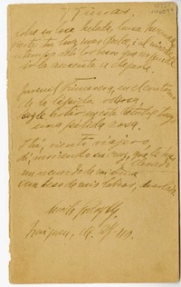 Rimas  [manuscrito] Gabriela Mistral.