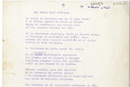 Una tarde casi olvidada  [manuscrito] Jorge Teillier.