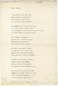 Carta a Mariana  [manuscrito] Jorge Teillier.