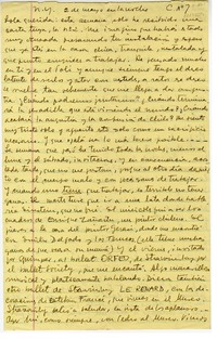 [Carta] 1949 mayo 2, Nueva York [a] Lola Falcón  [manuscrito] Luis Enrique Délano.
