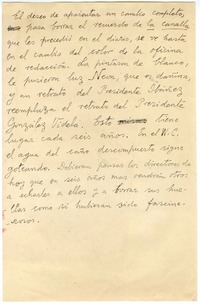 [El deseo de aparentar un cambio...]  [manuscrito] Joaquín Edwards Bello.