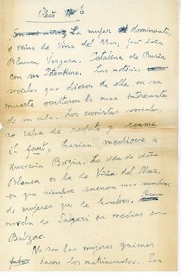[Demolición del castillo Wulff]  [manuscrito] Joaquín Edwards Bello.