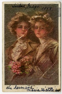 [Postal] 1909 mayo 28, Lisboa, portugal [a] Joaquín Edwards Bello, Santiago, Chile  [manuscrito] María Edwards Bello.