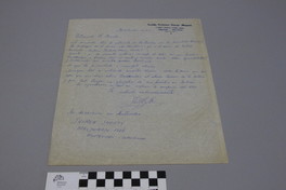 [Carta] 1962 ago. 23, Montevideo, Uruguay [a] Pablo Neruda  [manuscrito] Shimon Shofty.
