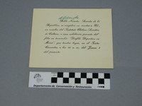 [Invitación] [entre 1947 y 1948] Santiago, Chile [a] Roque Esteban Scarpa  [manuscrito] Pablo Neruda.