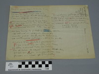 Mis pies  [manuscrito] Pablo Neruda.