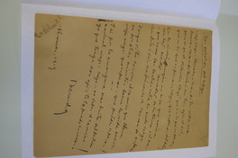 Las palabras del ciego  [manuscrito] Pablo Neruda.