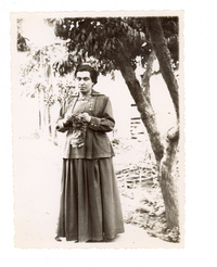 [Retrato de Gabriela Mistral en Los Andes]  [fotografía]